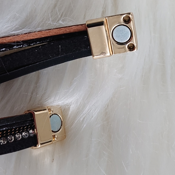 Grey Druzy Layered Bracelet - Picture 4 of 4